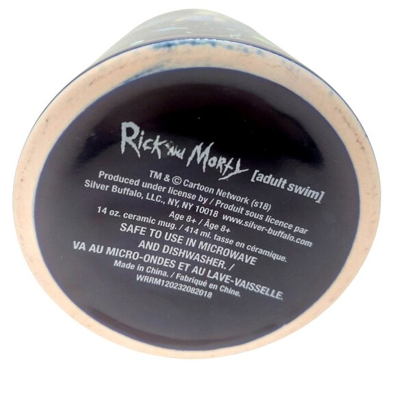 Rick & Morty In Spaceship 14 Oz Ceramic Mug - Picture 6 of 6